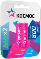 Аккумулятор Космос AAA 800mAh Ni-Mh, 2 шт. AAA 800mAh Ni-Mh 2 шт