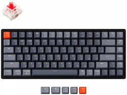 Клавиатура беспроводная Keychron K2, 84 клавиши, алюминиевый корпус, RGB подсветка, Hot-Swap, Gateron Switch (K2-C1H) K2 84 клавиши алюминиевый корпус RGB подсветка Hot-Swap Gateron Switch (K2-C1H)