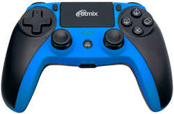 Беспроводной Bluetooth универсальный геймпад Ritmix GP-063BTH Black-Blue