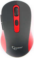 Мышь Gembird MUSW-221-R, чёрный / красный MUSW-221-R чёрный / красный
