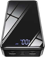 АКБ Borofone BJ8 Extreme power bank, 30000 mAh, 2 USB, LED дисплей, черный (39971) BJ8 Extreme power bank 30000 mAh 2 USB LED дисплей черный (39971)