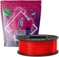 Пластик в катушке Funtasy PLA, 1.75 мм, 1 кг, красный PLA 1.75 мм 1 кг красный