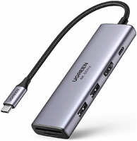USB-концентратор 6 в 1 (хаб) Ugreen 2 х USB 3.0, HDMI, TF/SD, PD (60384) USB-концентратор 6 в 1 (хаб) Ugreen 2 х USB 3.0, HDMI, TF/SD, PD (60384) 2 х USB 3.0 HDMI TF/SD PD (60384)