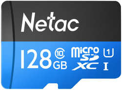 Карта памяти Netac P500 Standard 128ГБ microSDXC U1 up to 80MB / s NT02P500STN-128G-S