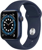 Умные часы Apple Watch Series 6 40mm (MG143RU / A) Blue Aluminium Case with Deep Navy Sport Band