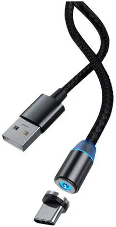 Кабель Devia Gracious Series Magnetic Сharging Cable for Type-C - Black, Чёрный