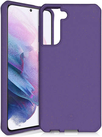 Чехол-накладка ITSKINS FERONIA BIO TERRA для Samsung Galaxy S21+ фиолетовый