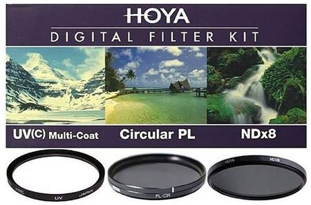 Набор светофильтров HOYA Digital Filter Kit HMC MULTI UV, Circular-PL, NDX8 - 77mm