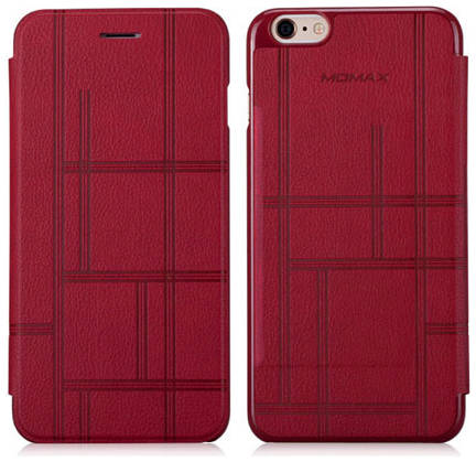 Чехол-книжка Momax для iPhone 6/6S PLUS Flip Diary Elite Series Бордовый