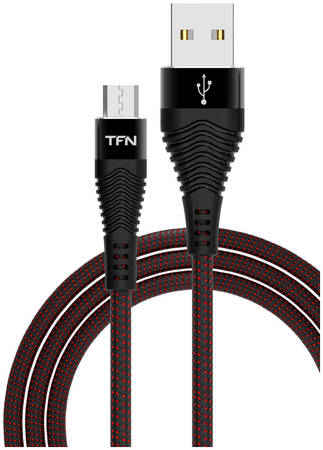 Кабель TFN microUSB forza 3A 1.0m black 29661374