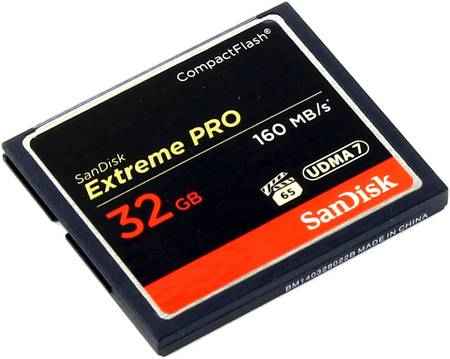 Карта Памяти CF 32Gb Sandisk Extreme Pro (160/150 Mb/s)