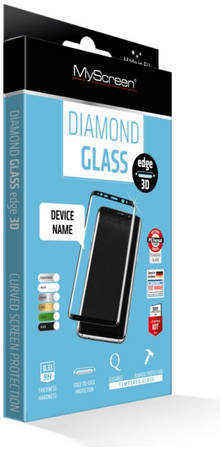 Закаленное защитное стекло MyScreen DIAMOND GLASS edge 3D для Apple iPhone Xs Max, черное