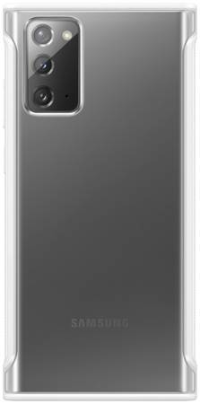 Чехол (клип-кейс) Samsung Galaxy Note 20 Clear Protective Cover белый (EF-GN980CWEGRU)