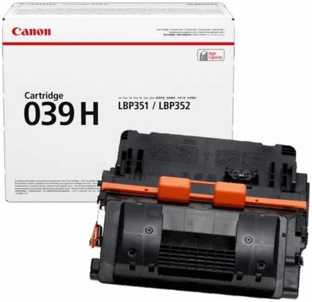 Картридж Canon 039HBK (0288C001) для Canon LBP-351, черный 29805985
