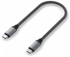 Кабель Satechi Type-C Cable. Длина кабеля: 25 см. Цвет: серый космос