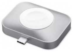 Беспроводное зарядное устройство Satechi USB-C 2 in 1 Wireless Charging Dock космос