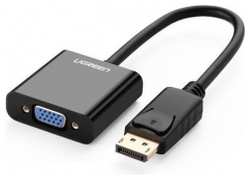 Конвертер UGREEN DP109 (20415) DP Male to VGA Female Converter. черный