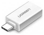 Адаптер UGREEN US173 (30155) USB-C to USB 3.0 A Female Adapter белый