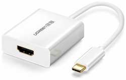 Адаптер UGREEN 40273 USB-C to HDMI Adapter белый