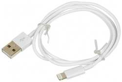 Кабель Buro USB-IP-1.2W2A USB (m)-Lightning (m) 1.2м белый
