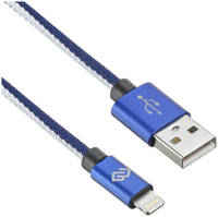 Кабель Digma USB A (m) Lightning (m) 1.2м синий