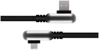 Кабель Rombica Digital Electron M Black USB - micro USB нейлоновая оплетка 1.2м черный