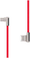 Кабель Rombica Digital AB-06 USB - micro USB текстиль 1м красный