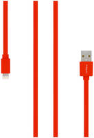 Кабель Rombica Digital MR-01 Red USB - Apple Lightning (MFI) плоский ПВХ 1м красный