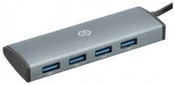 Хаб-разветвитель USB-C Digma HUB-4U3.0-UC-G 4порт