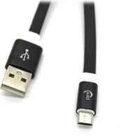 Дата-кабель PERO micro-USB, 2А, 1м, черный