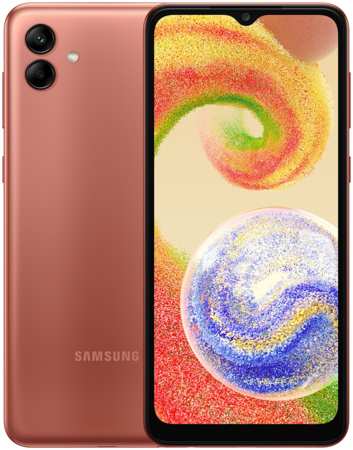 Смартфон Samsung Galaxy A04 4/64GB Cooper 31003518