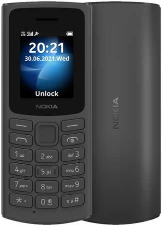 Кнопочный телефон Nokia 105 TA-1557 Dual SIM EAC Charcoal 31005644
