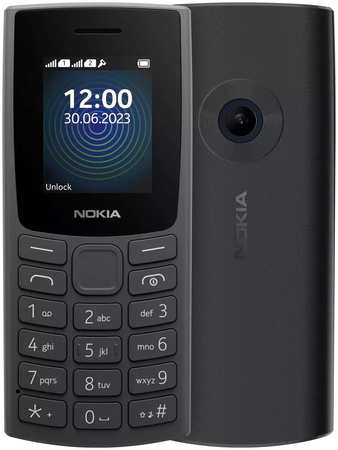 Кнопочный телефон Nokia 110 TA-1567 Dual SIM EAC Charcoal 31005649