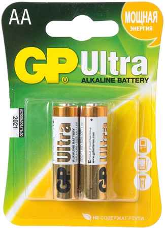 Элемент питания GP Ultra Alkaline AA (2 шт)