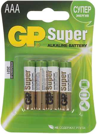 Элемент питания GP Super Alkaline AAA (4 шт)