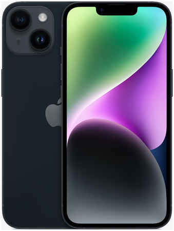 Смартфон Apple iPhone 14 128GB MPUF3HN/A Black (Nano+eSIM) 31119526
