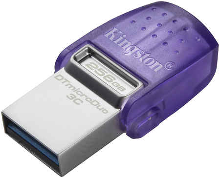 USB-накопитель Kingston DataTraveler microDuo 3C G3 256GB USB 3.2 Gen 1 Purple 31146955