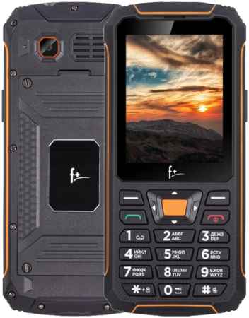 Кнопочный телефон F+ R280 Black/Orange 31605620