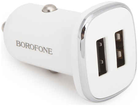 Автомобильное зарядное устройство Borofone BZ12 White 31606396