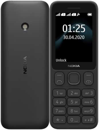 Кнопочный телефон Nokia 125 Dual SIM TA-1253 Black 31669228