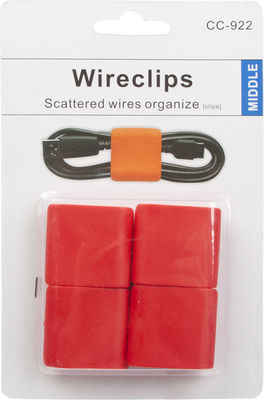 Скрутка Liberty Project Wireclips CC-922 для проводов Red