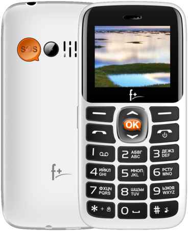 Кнопочный телефон F+ Ezzy 4 White 31690121