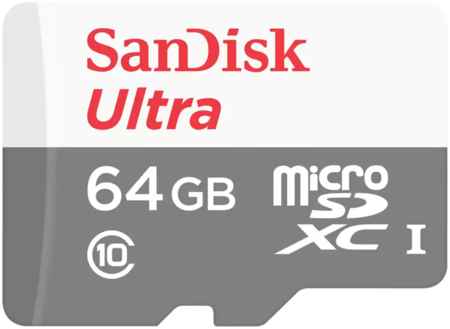 Карта памяти SanDisk Ultra microSDXC UHS-I 64GB Class 10 SDSQUNR-064G-GN3MN