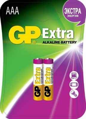 Элемент питания GP Extra AAA (2 шт)