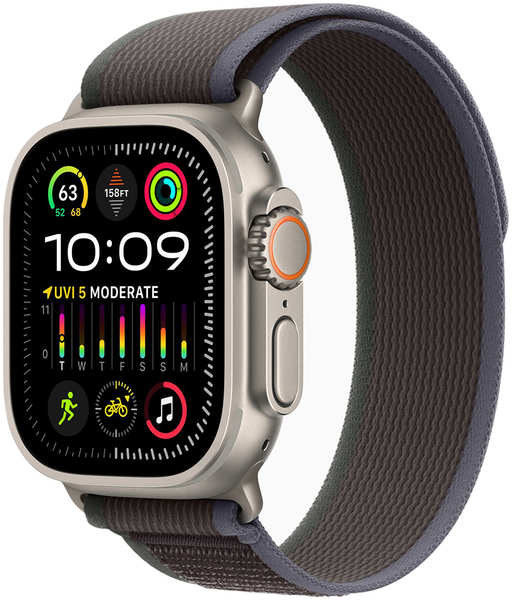 Умные часы Apple Watch Ultra 2 GPS + Cellular, 49mm Titanium, с Trail Loop / ремешком M/L