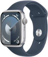 Умные часы Apple Watch Series 9, 45mm Aluminum , с синим ремешком M/L