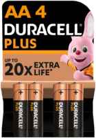 Батарейки Duracell Plus AA (LR6) 1,5 V (4 шт)