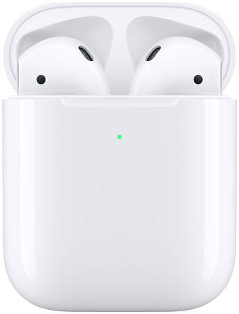 Наушники Apple AirPods с беспроводным зарядным футляром (2-го поколения; 2019)