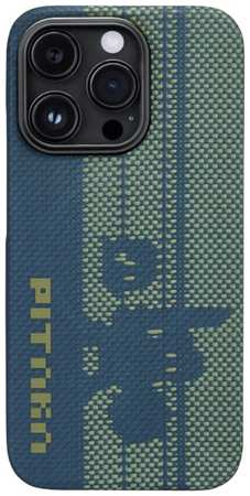 Чехол из арамидного волокна с поддержкой MagSafe PITAKA MagEZ Case 3 Weaving+ Pixel Game для iPhone 14 Pro Max (Limited Edition) 3362696