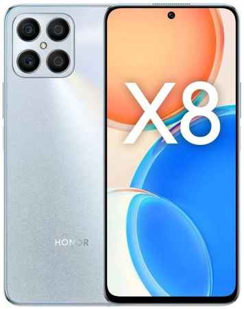 Смартфон Huawei Honor X8 6 ГБ + 128 ГБ («Титанoвый серебристый» | Titanium Silver) 3364101